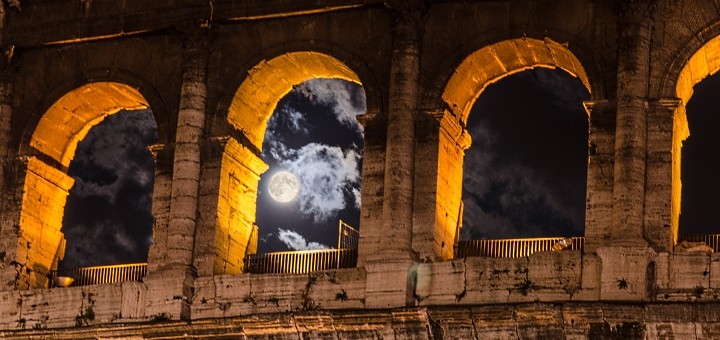 Colosseum in Rome. Photograph by Sasha Samardzija