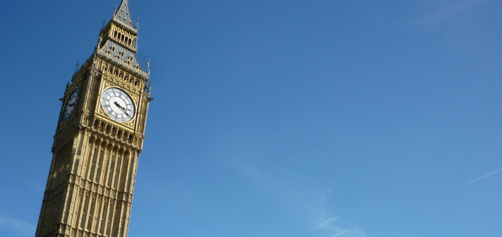 Big Ben clock tower, London. Photograph by Graham Soult