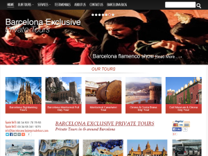 Barcelona Exclusive Private Tours website